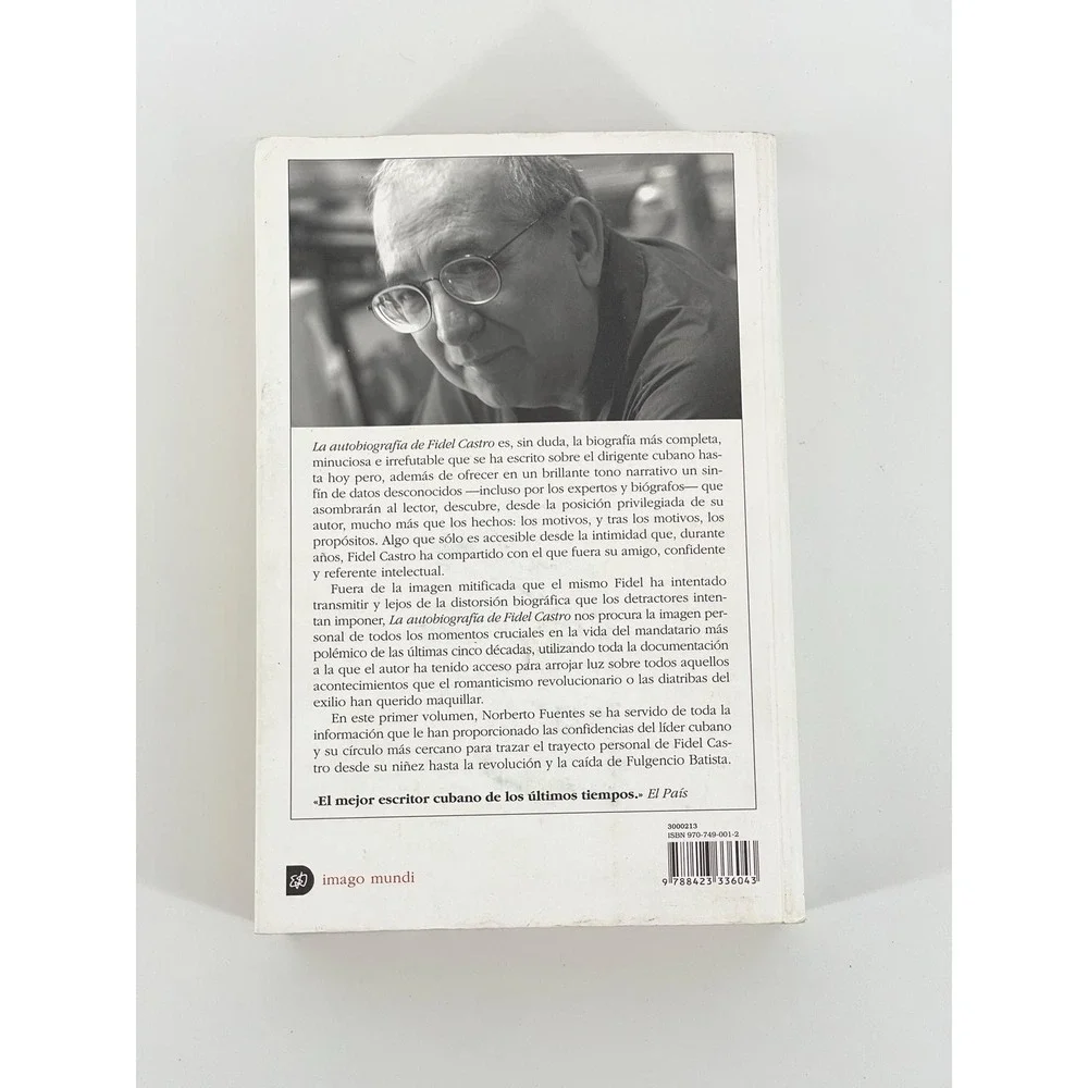 La Autobiografia de‎ Fidel Castro Vol 1 2004 Trade Paperback Spanish